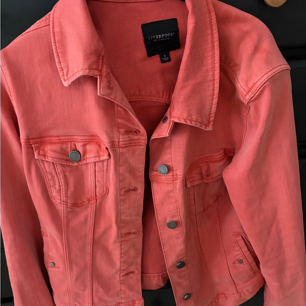 Liverpool salmon Jean jacket - Small